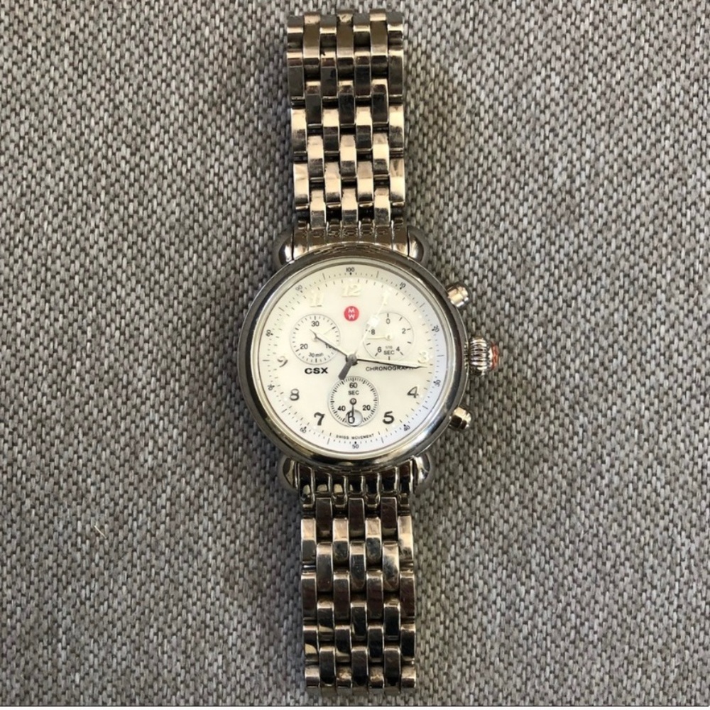 Michele sport sail stainless steel watch